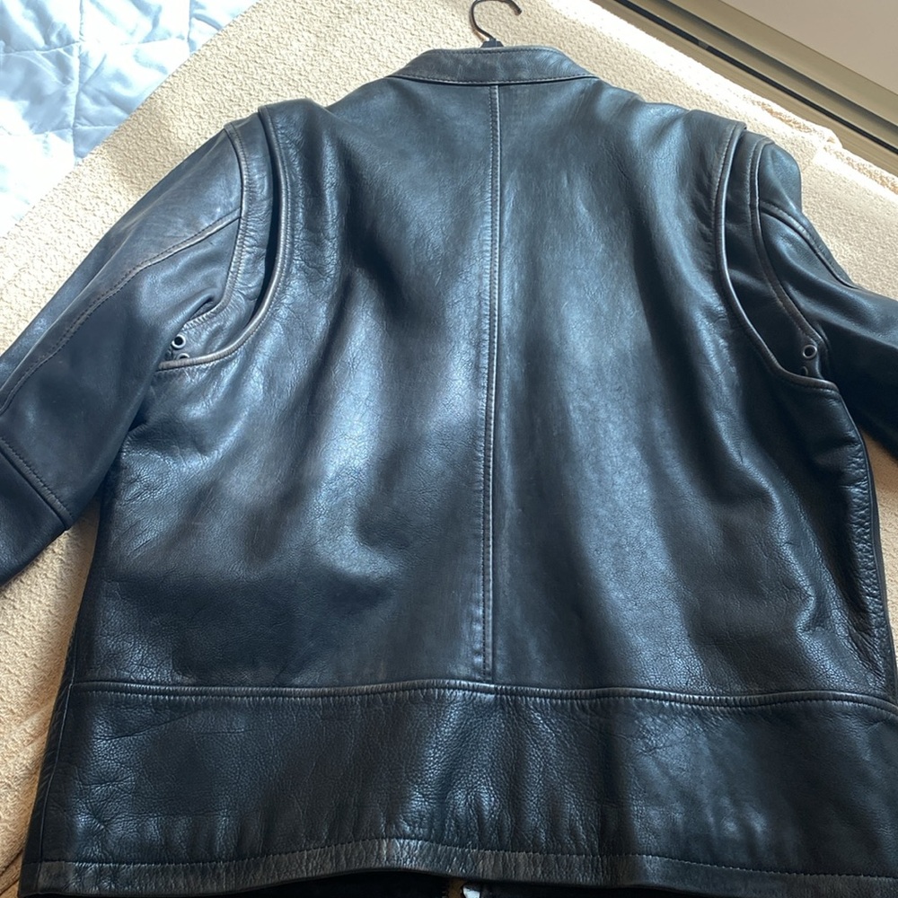 Men’s Wilsons Leather Jacket  size large - Picture 5 of 9